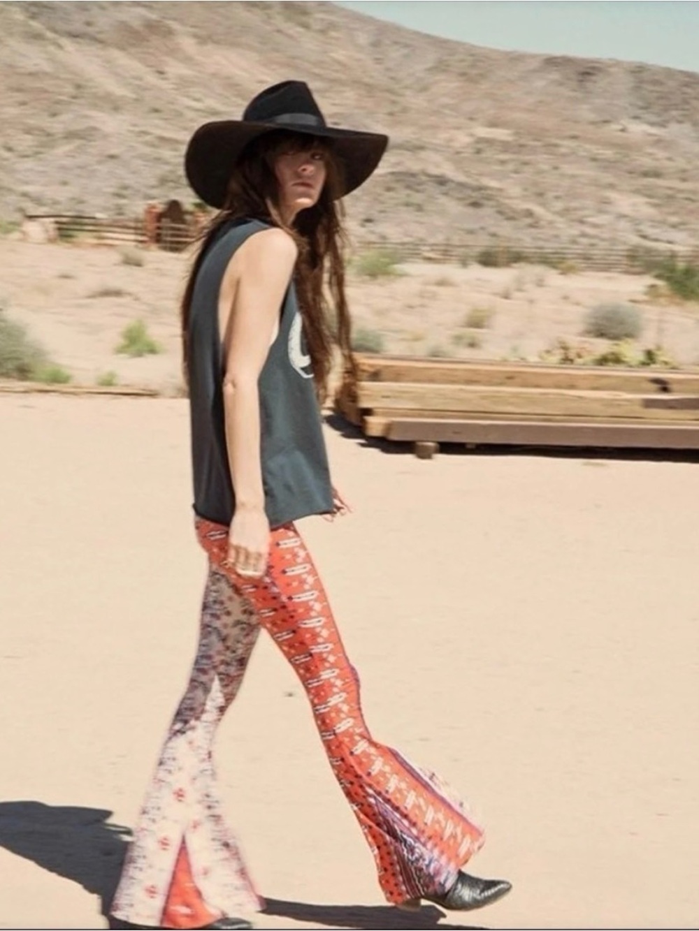 Vintage Spell Bells- Sunset roads desert wanderer